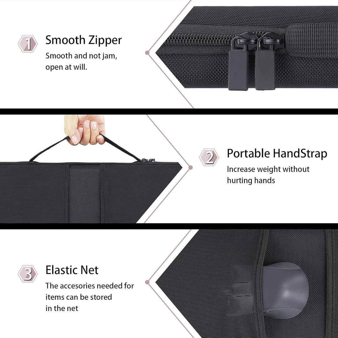 co2CREA Case Harte Reiseschutzhülle Etui Tasche kompatibel mit Logitech Signature Slim K950 kabellos