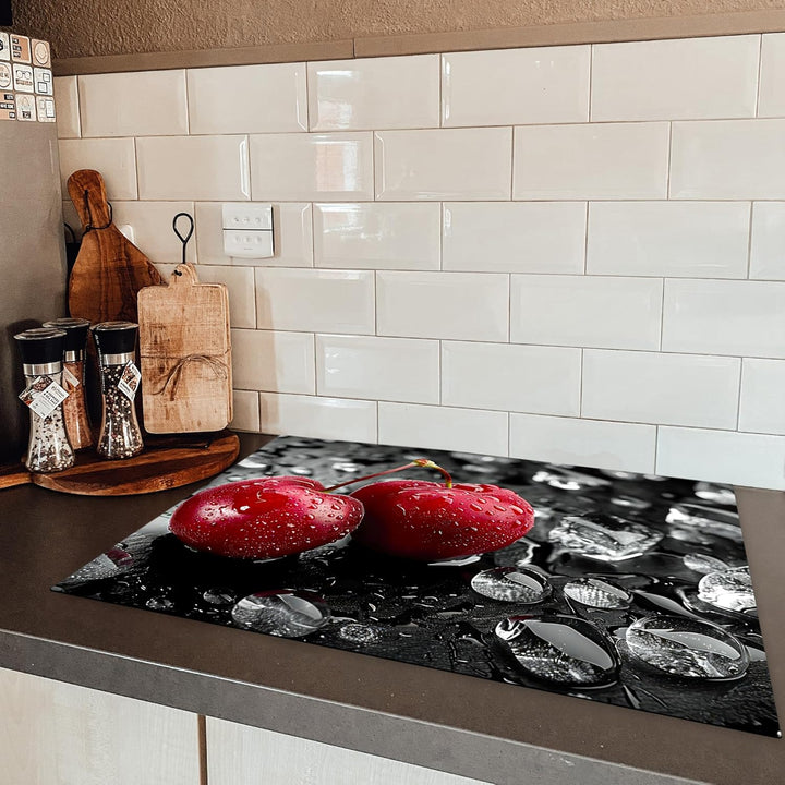 KitchenYeah© Herdabdeckplatte 75x52 cm Einteilig Herdabdeckung Abdeckplatte für Ceranfeld Abdeckung