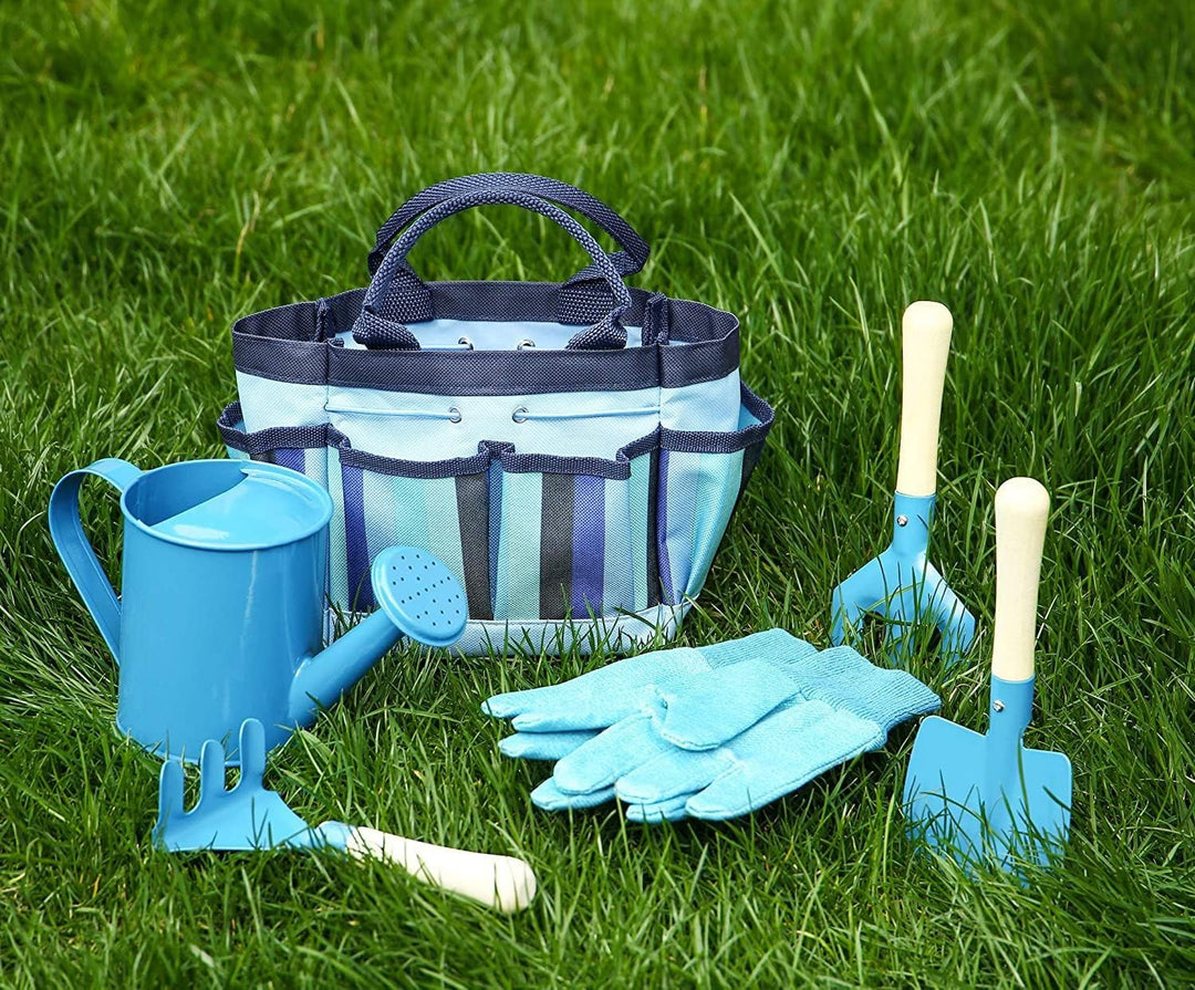 YunNasi Kindergarten-Werkzeugset Gartengeräte für Kinder Set mit 6 Gartenspielzeugen für Kinder im F