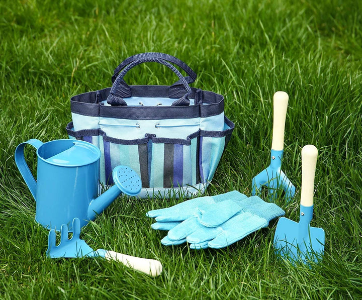 YunNasi Kindergarten-Werkzeugset Gartengeräte für Kinder Set mit 6 Gartenspielzeugen für Kinder im F