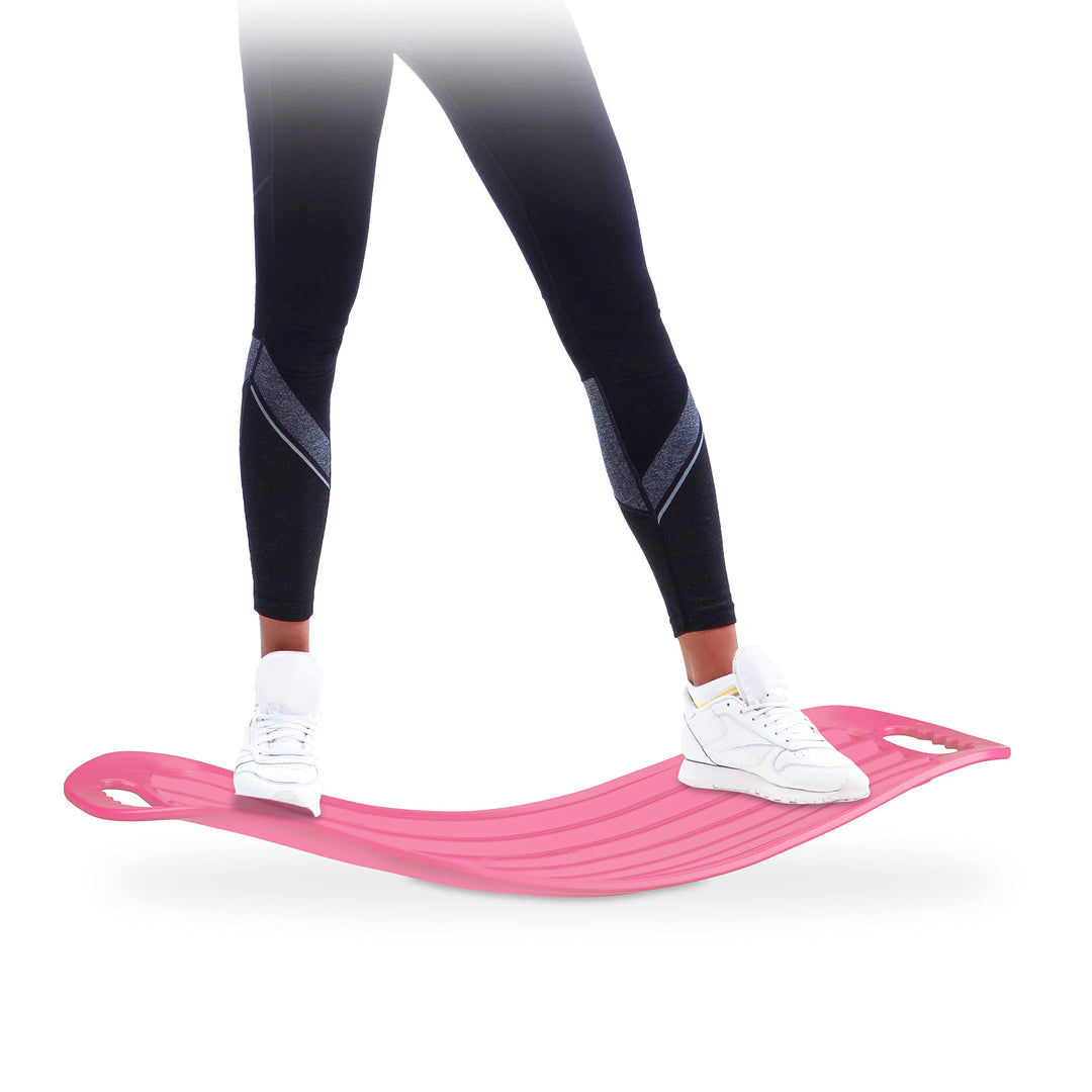 Relaxdays Twist Board, handliches Balance Board für Ganzkörpertraining, belastbares XL Workout Board