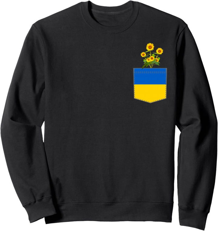 Ukraine Flag National flag Kiev Ukrainian Kyiv Sunflower Sweatshirt