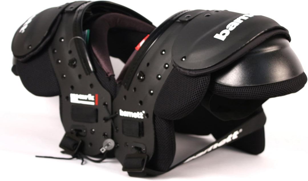 BARNETT Shoulderpad Mark I American Football Schulterschutz Profi, Farbe schwarz XL, XL