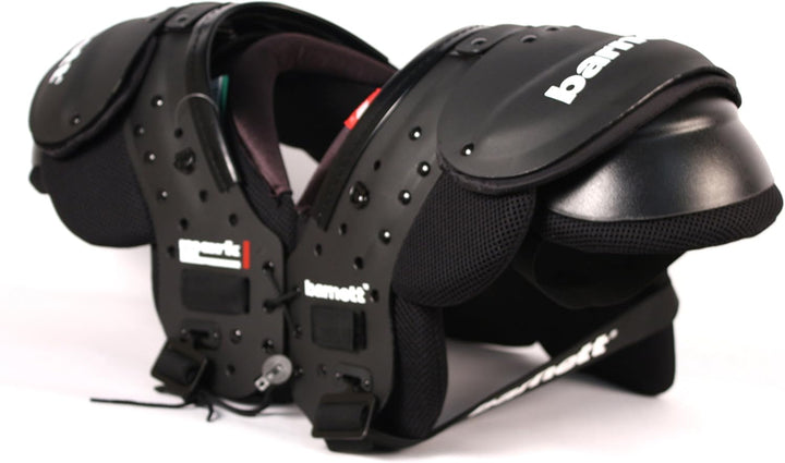 BARNETT Shoulderpad Mark I American Football Schulterschutz Profi, Farbe schwarz XL, XL