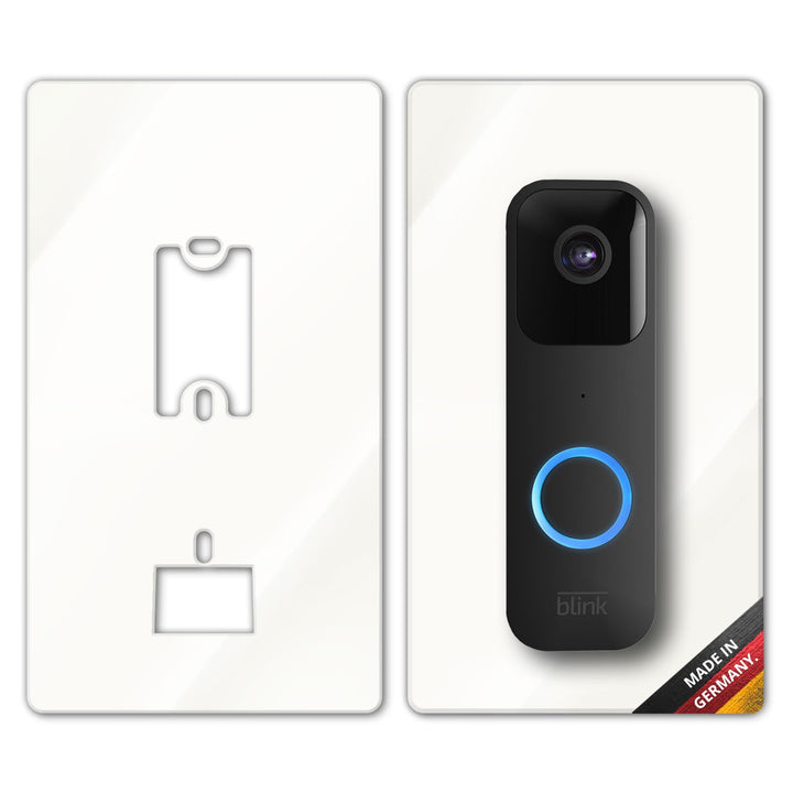iSecur Blende passend für Blink Akku-Videotürklingel aus Acryl I Video-Doorbell I Klingelschild I 90