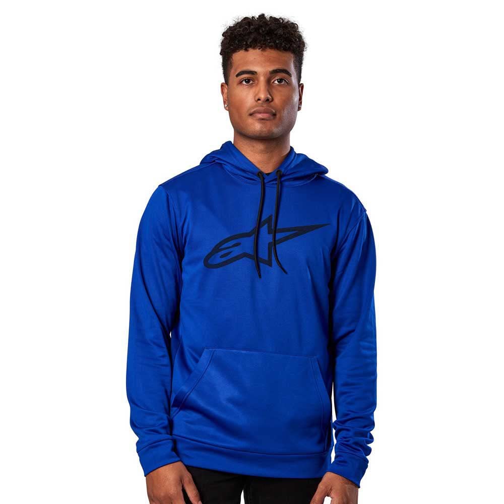 Alpinestars Herren Original Logo Kapuzenpullover, Königsblau/Schwarz, S EU S Königsblau/Schwarz, S K