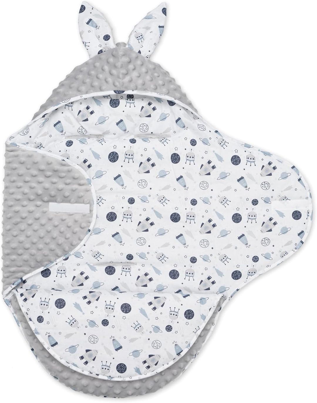 ELIMELI EINSCHLAGDECKE für Babyschale - Baby Winter Decke für Autositz, Buggys und Kinderwagen mit F