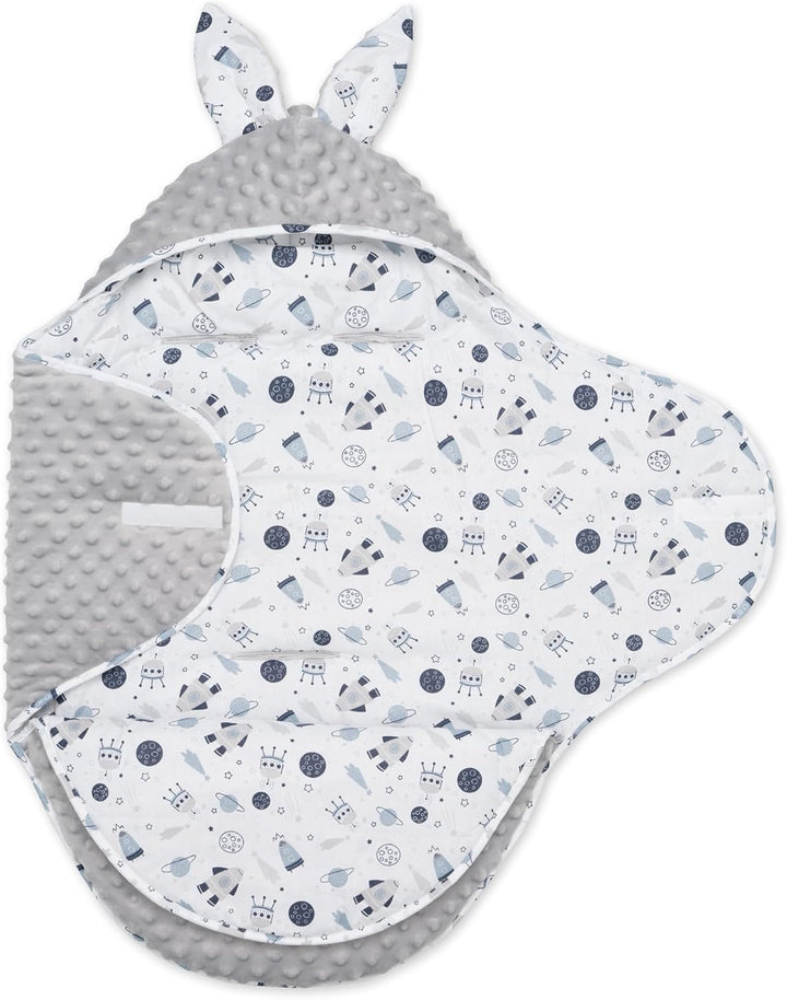 ELIMELI EINSCHLAGDECKE für Babyschale - Baby Winter Decke für Autositz, Buggys und Kinderwagen mit F