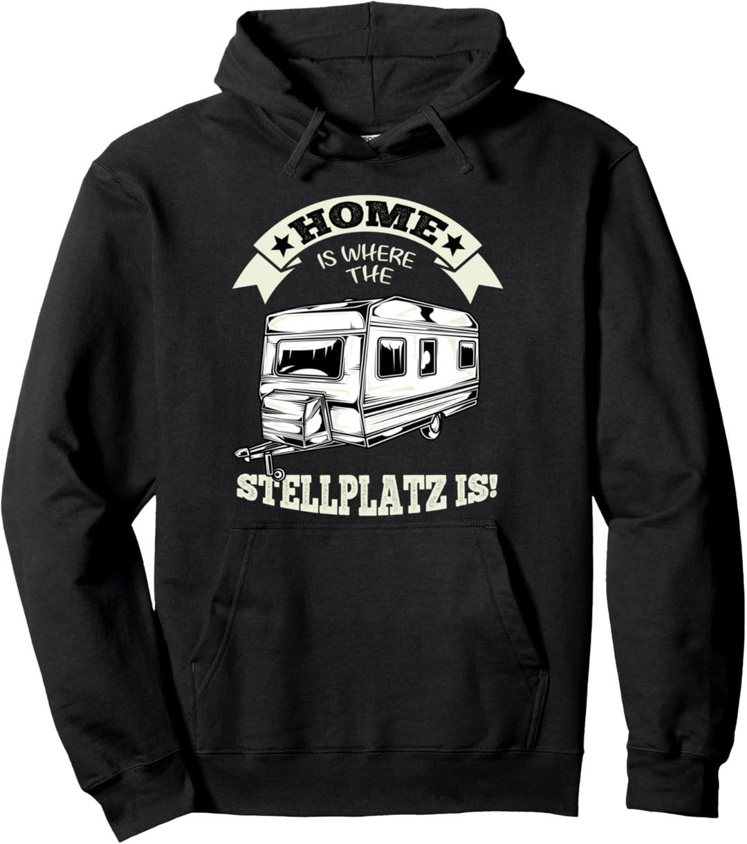 Wohnwagen Hobby Camping Camper Campen Urlaub Outdoor Pullover Hoodie