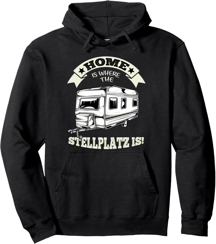 Wohnwagen Hobby Camping Camper Campen Urlaub Outdoor Pullover Hoodie