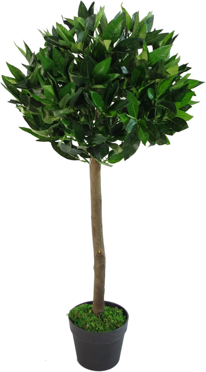 Leaf Künstliche Buchsbaumkugeln, Blattmotiv, 90 cm, 1 Paar, 90 cm