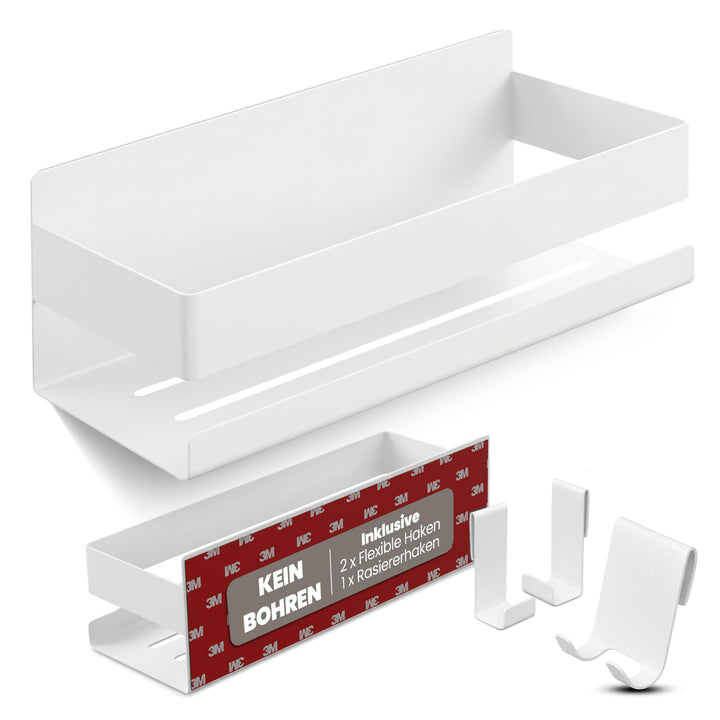 Duschablage Ohne Bohren - Badregal - Badezimmer Organizer - Duschregal - Badezimmer Regal - Duschreg