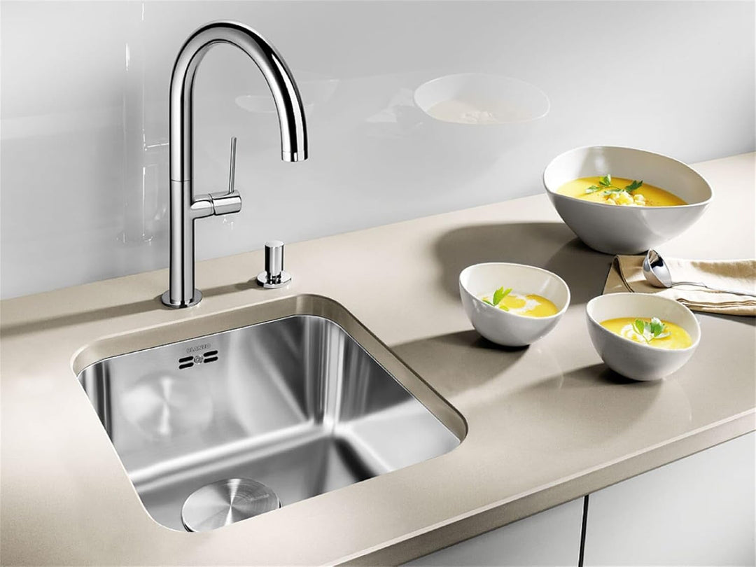 BLANCO SUPRA 340-U | Edelstahl | Einbauart: Unterbau | ohne Ablauffernbedienung | 40er Unterschrank