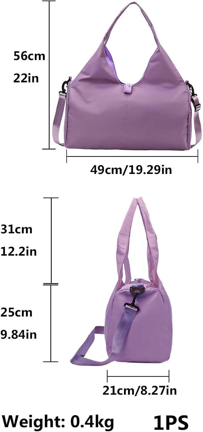 Gym Yoga Bag Damen Yogatasche Gross Workout-Tanz-Tragetasche,Sporttasche für Damen,Sport-Reisetasche