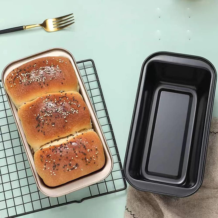 EGEN Bread Pan Loaf Tin for Baking, Non-Stick Carbon Steel Baking Bread Toast Mold Loaf Baking Pan S