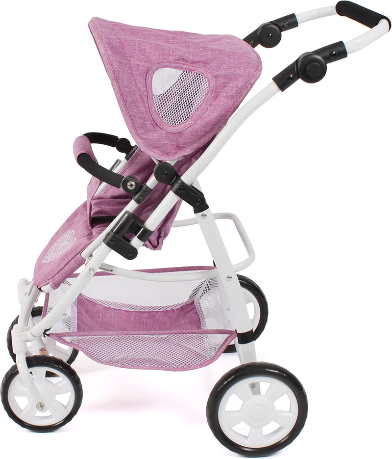 Bayer Chic 2000 - Puppenwagen Emotion All In, 3in1 Puppenwagen-Set bestehend aus Babywanne, Sportsit