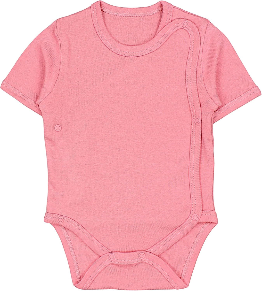 TupTam Baby Body Mädchen 5er Set – Kurzarm Wickelbody aus Baumwolle mit Print, Atmungsaktiv und Haut