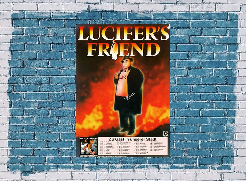 Lucifer`s Friend - Lucifers Friend, Tour 1970 » Konzertplakat/Premium Poster | Live Konzert Veransta