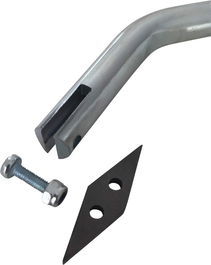 GIGANT Fugenkratzer mit Stiel Fugenreiniger Unkrautkratzer Schneide aus Vollhartmetall verschleissfe