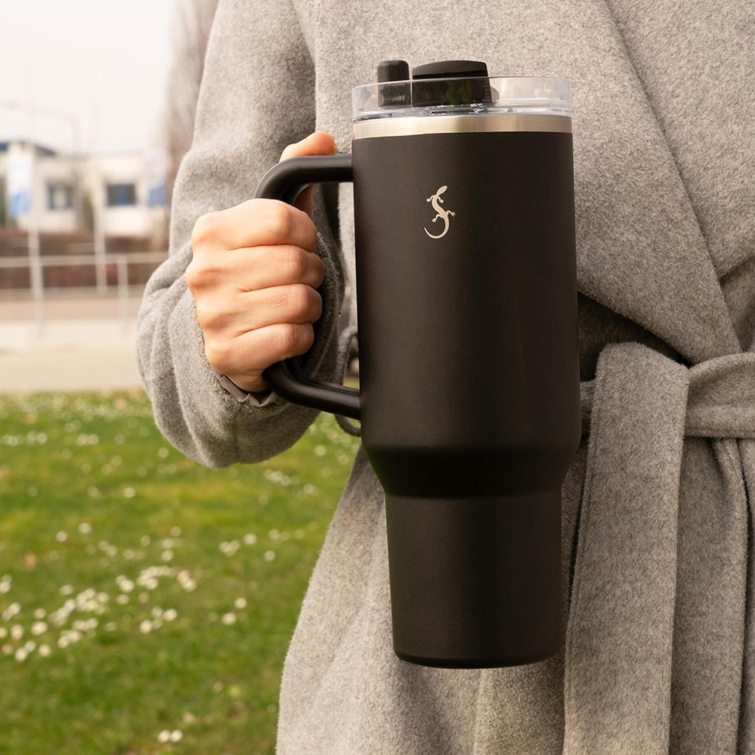 Isolier-Becher Big Cup 1,2 l schwarz, Schwarz