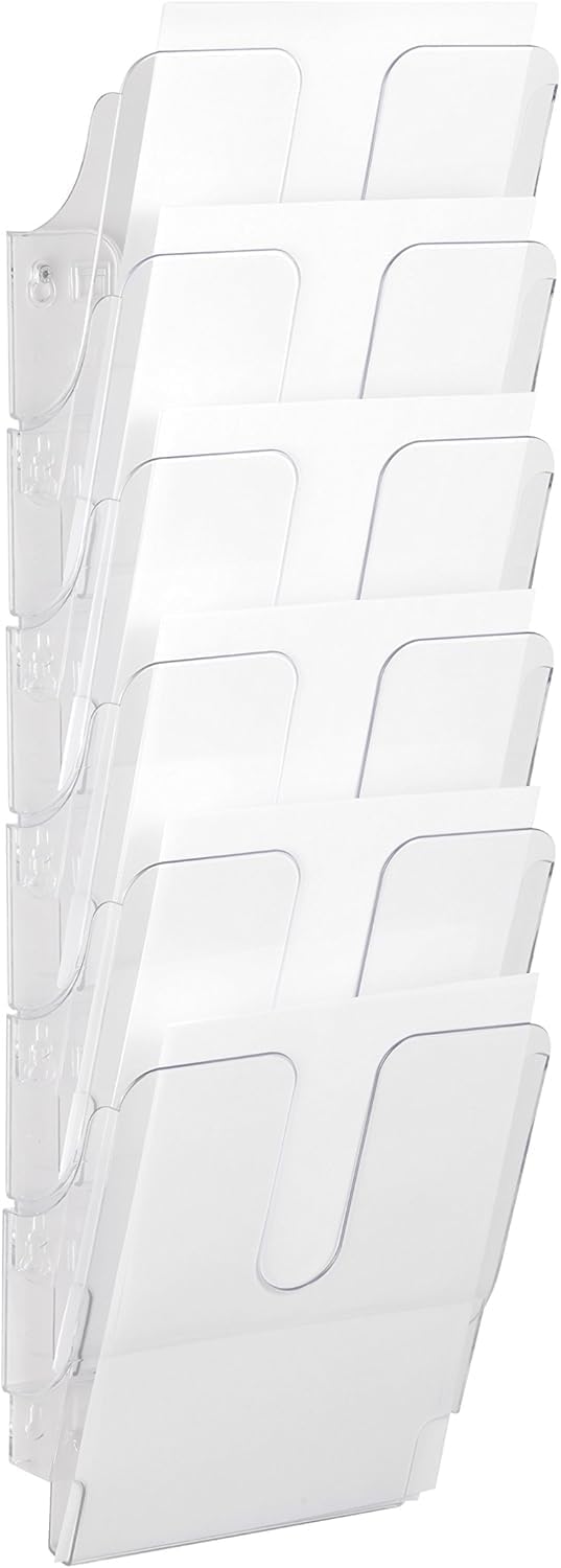 Durable Prospektspenderset (Flexiplus 6, A4 Hochformat) 1 Set, transparent, 1700008401, Transparent