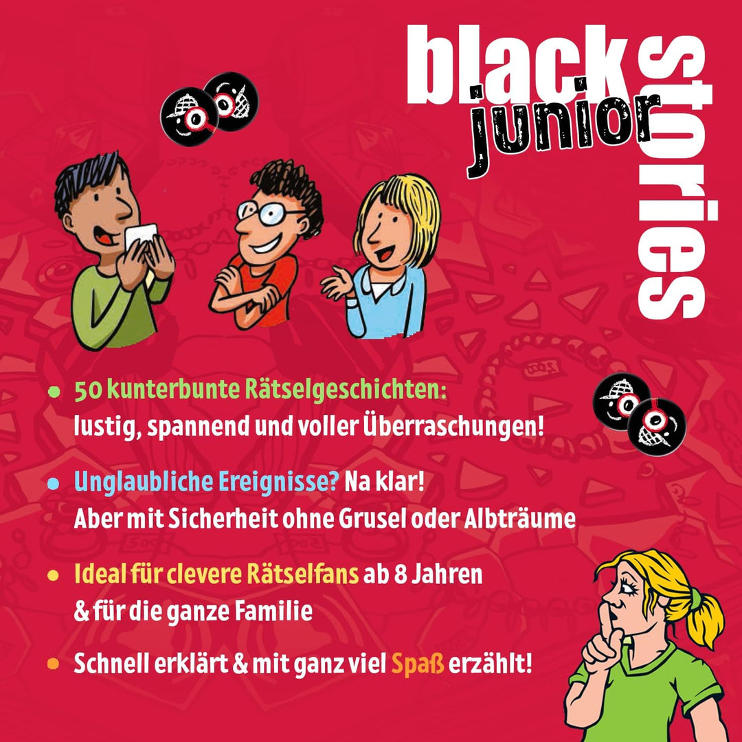 Moses. Black Stories junior – Endlich Ferien! XXL-Rätselspass mit 100 Reise-Rätseln für Kinder ab 8