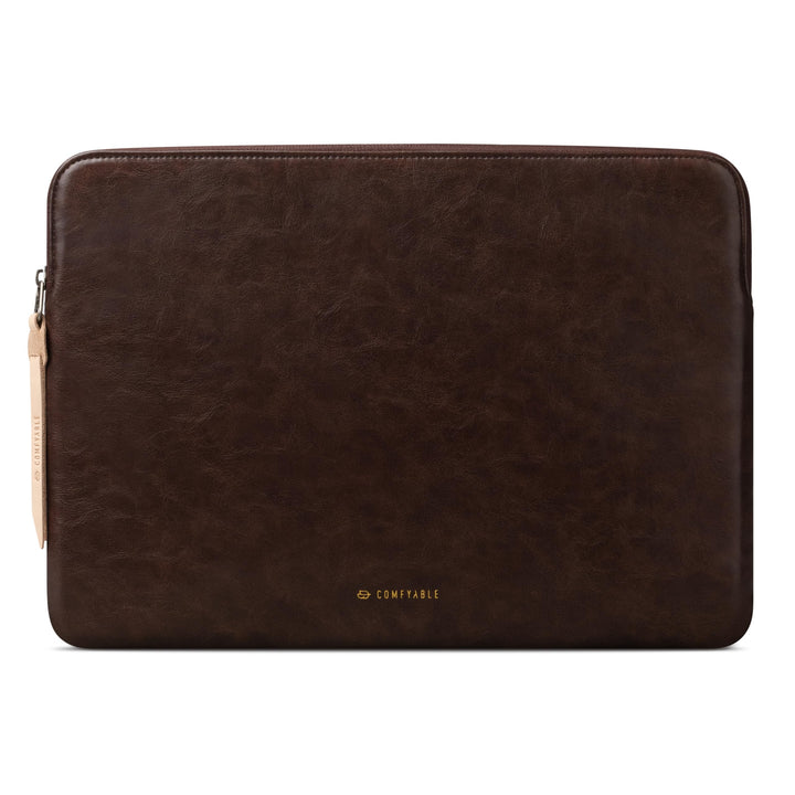 Comfyable Leder Laptop Hülle Kompatibel mit 16 Zoll MacBook Pro M4 2024 & 15 Zoll MacBook Air M4 M3