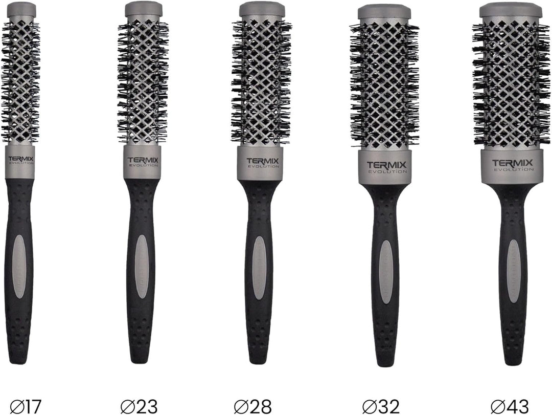 Termix Evolution Basic. Professionelle, thermische Rundhaarbürste mit ionisierter Hochleistungsfaser