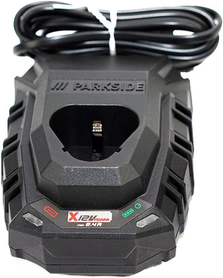 HEADNMORE® Bundle - Parkside® 12V - 1x 4Ah 4 Ah Akku PAPK 12 B4 + 1x 2,4A Ladegerät PLGK 12 A3 - Wer
