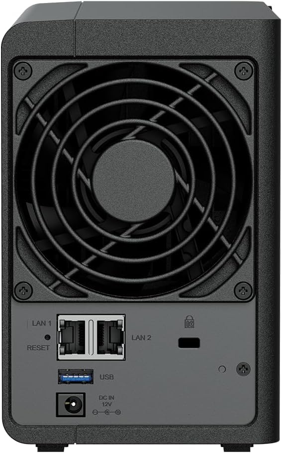 Synology DS224+ 2-Bay Diskstation NAS (Intel Celeron J4125 4-Core 2.0 GHz 2GB DDR4 RAM 2xRJ-45 1GbE