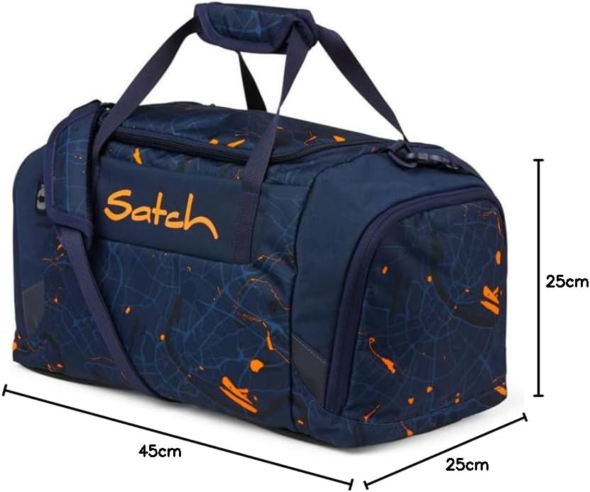 Satch Sporttasche Nassfach Schuhfach Reissverschlussfach Schultergurt Tragegriffe gepolstert Duffle