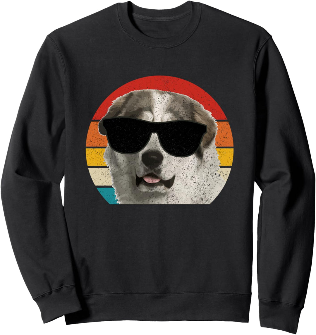 Pyrenäenberghund Vintage Hund Lustig Sweatshirt