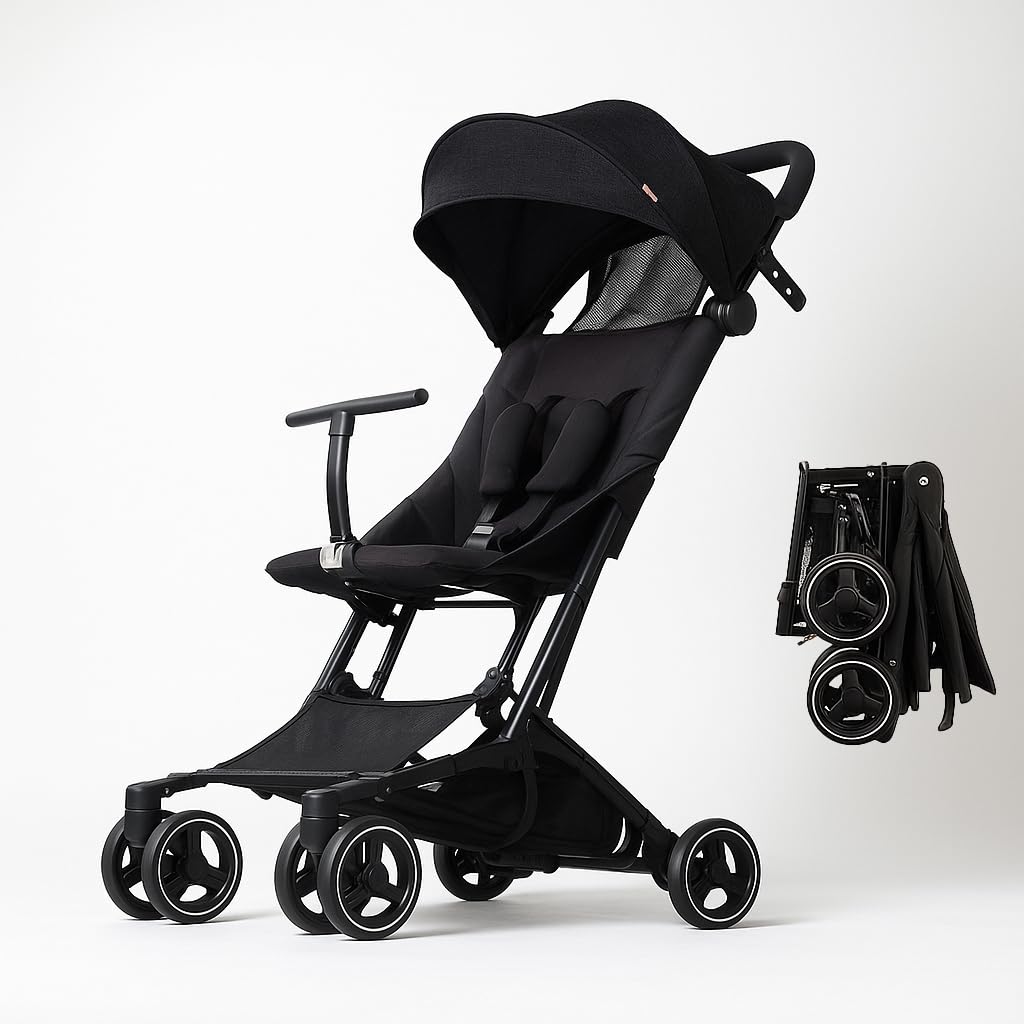 Kinderwagen Bebe2luxe PIKO Ultra kompakt und leicht, Flugzeugkabine von 6 Monaten bis 22 kg BEBE2LUX