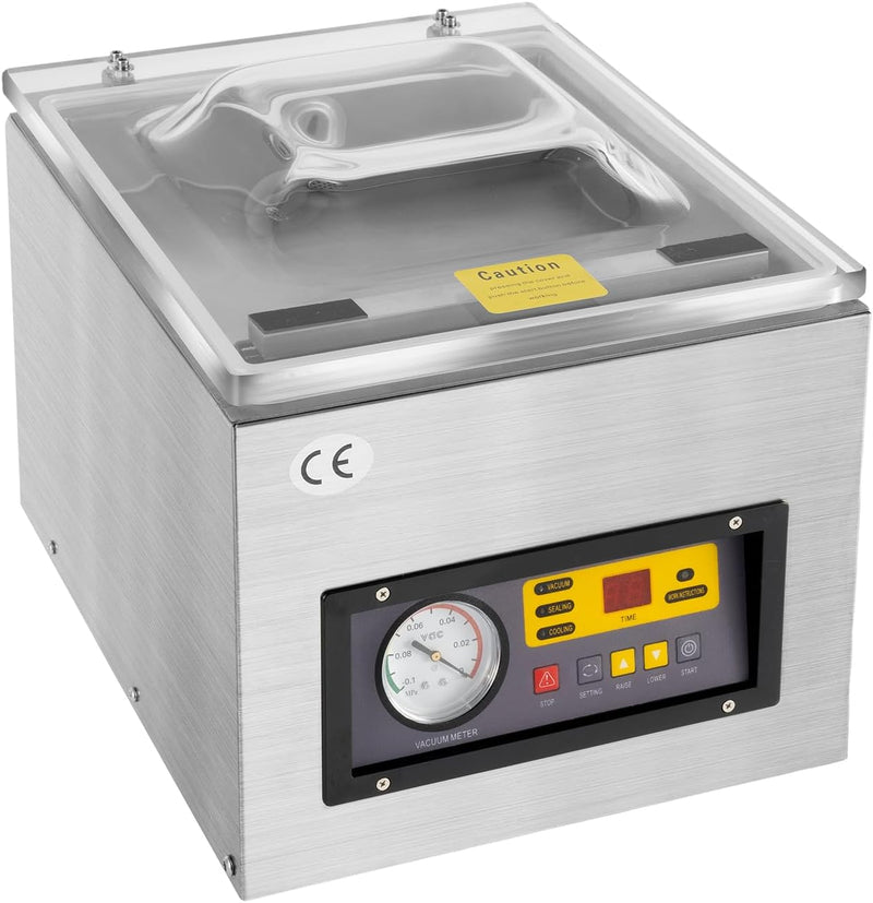 Profi 3 in1 Chamber Vacuum Sealer Vakuumierer Vakuumiergerät für lebensmittel (330 Litre/min, 260mm