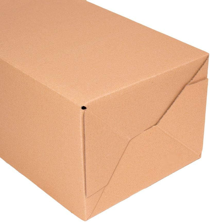 ONLY BOXES, Weinbox, Set mit 4 Weinflaschen, Box für Weihnachten, Braun, 4 Stück