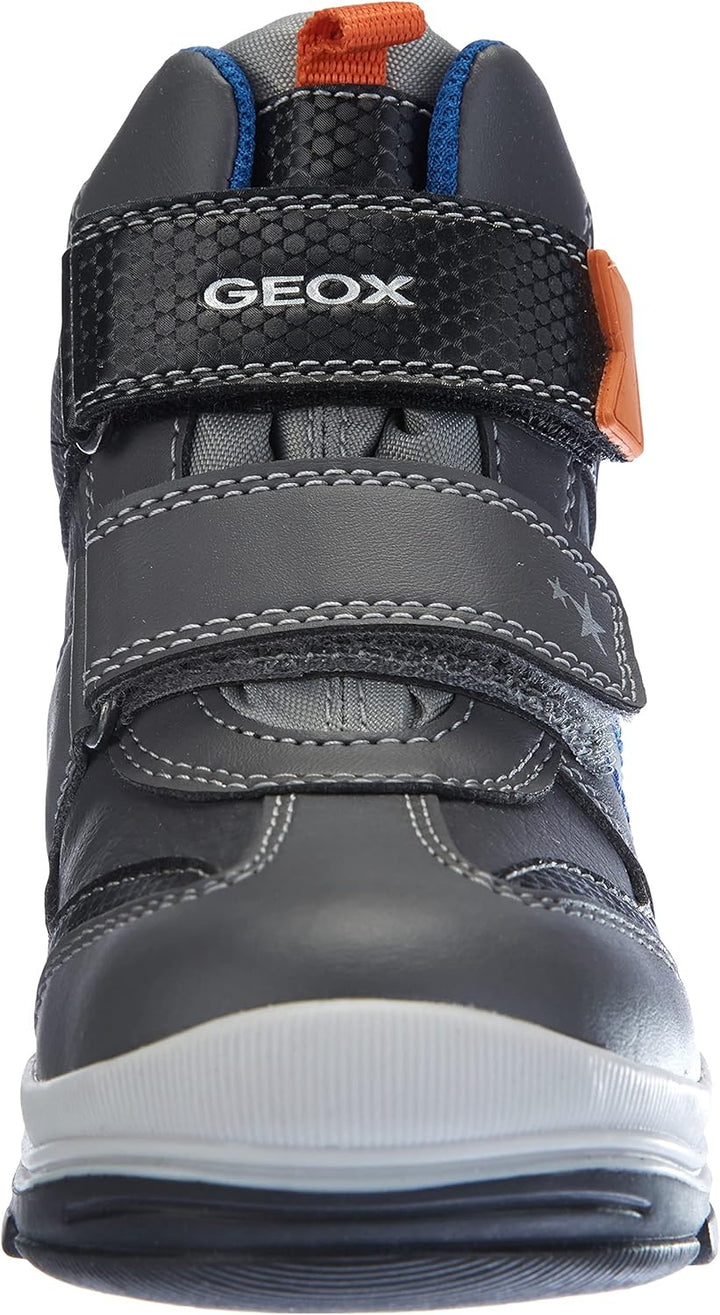 Geox Herren B Flanfil Boy B Abx ANKLE BOOTS 20 EU Dk Grey Black, 20 EU Dk Grey Black