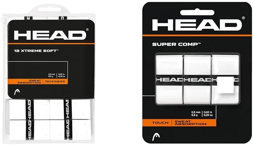 HEAD 12 Xtremesoft Griffband Weiss Einheitsgrösse Bundle mit Griffband, Weiss Einheitsgrösse Bundle