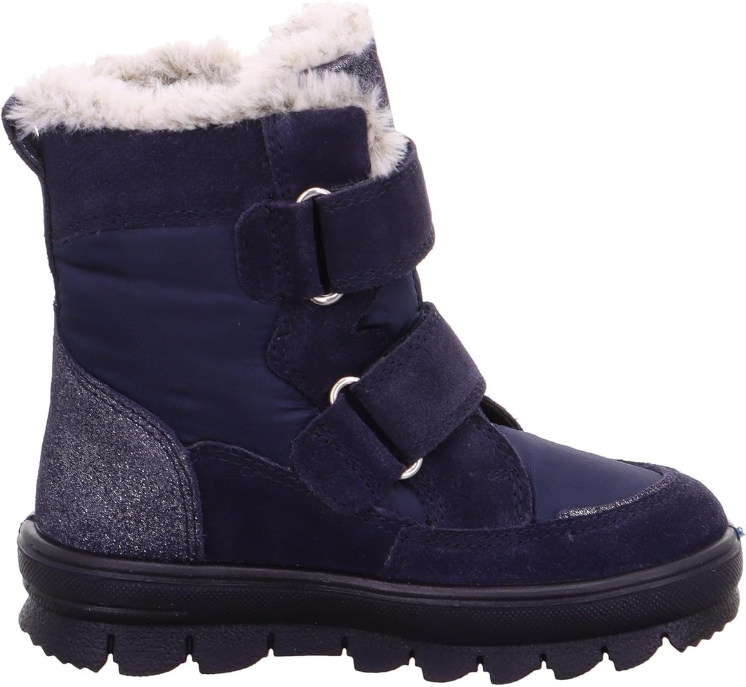 Superfit Mädchen Flavia Warm Gefütterte Gore-tex Schneestiefel 25 EU Blau 8000, 25 EU Blau 8000