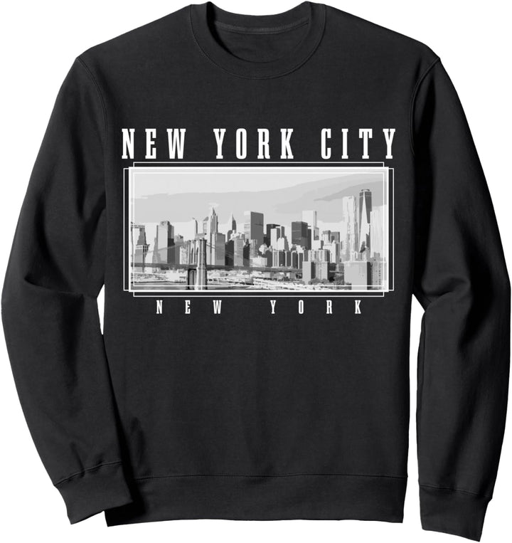 NYC New York City NY Skyline USA Amerika Vintage Souvenir Sweatshirt