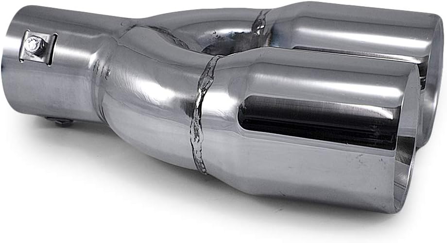 Auspuffblende Endrohr Auspuff Universell Schalldampfer Sport Rund Sportauspuff Endrohrblenden Blende