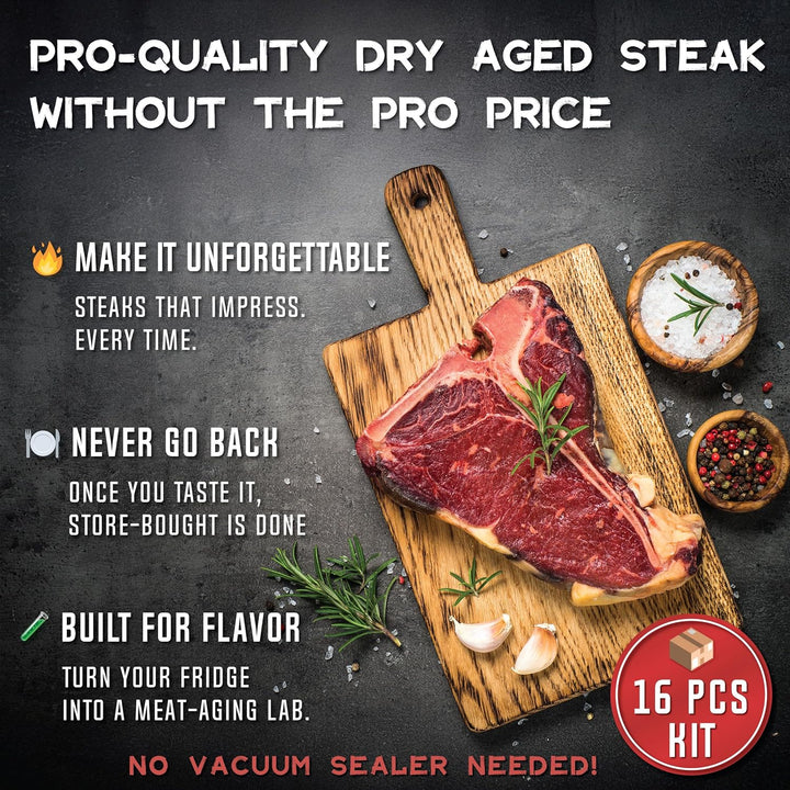 Dry Age Beutel für Rindersteak.Erstellen Sie einfach köstliches DIY-Age-Fleisch.Atmungsaktives Membr