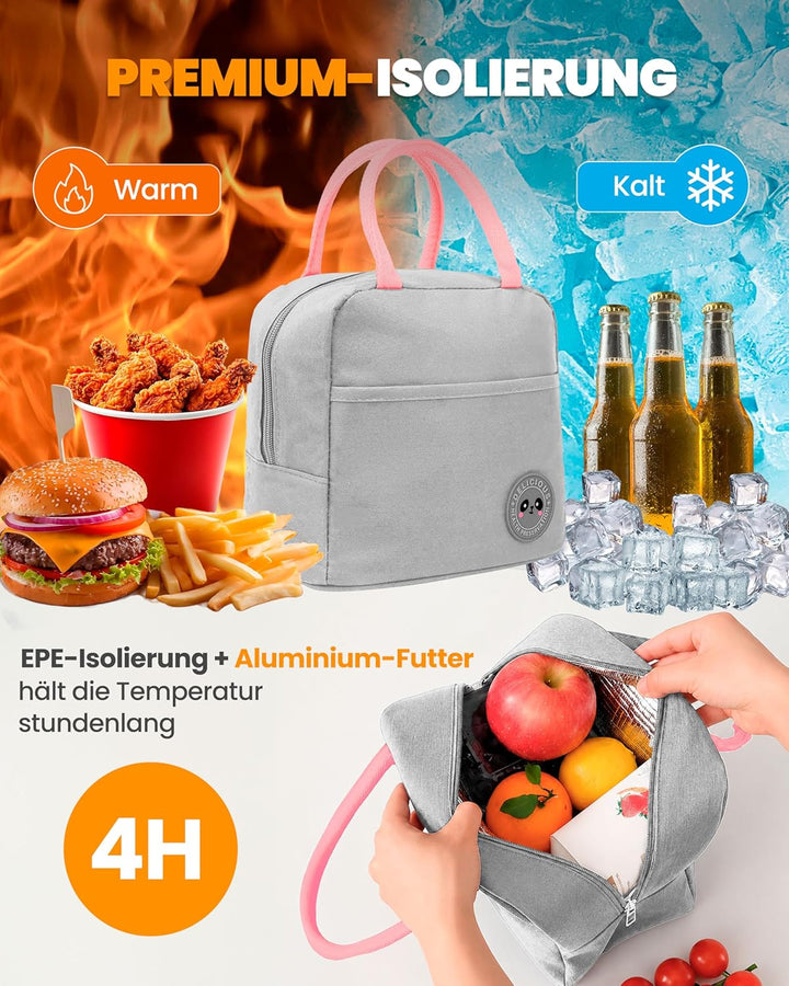 unycos - Kühltasche für Lunch Multifunktionale 7L Aluminiumbeschichtete Thermotasche, Wasserabweisen
