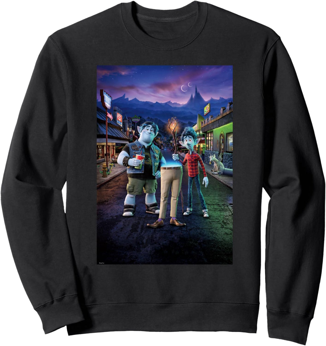 Poster mit Gruppenfoto von Disney Pixar Onward Sweatshirt