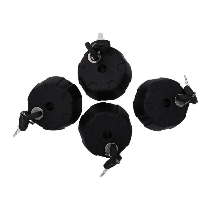 Peruzzo 365/4 Kit Haken Diebstahlsicherung für porta-bici, 1 Stück, Schwarz, 1