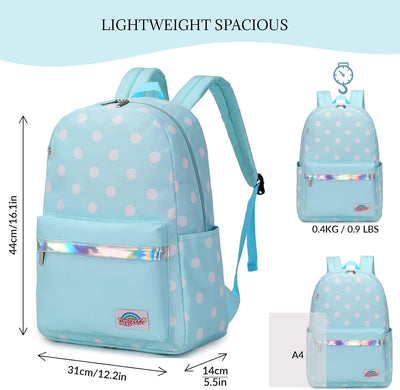 mygreen Mädchen Schultasche Teenager Schulrucksack Jugendliche Rucksack Schule Daypacks Kinder Gross