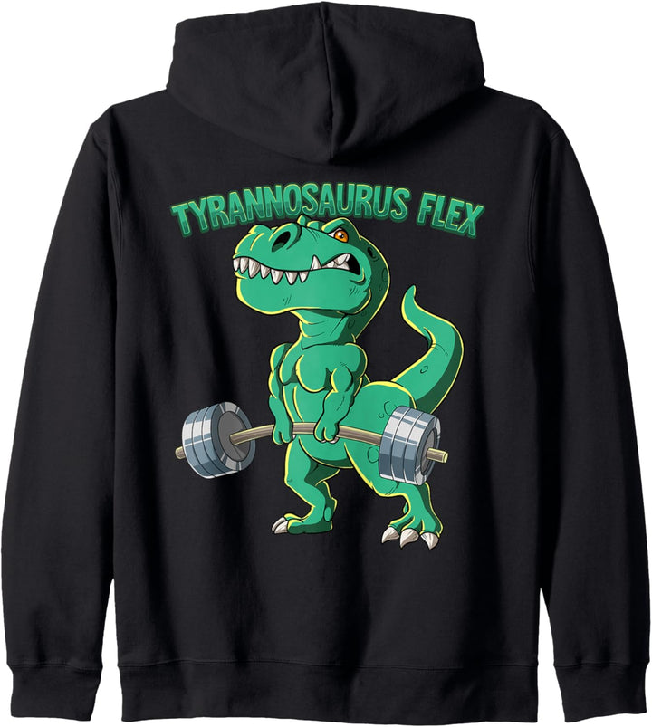 Tyrannosaurus Flex Bodybuilding Fitness Gym Kapuzenjacke