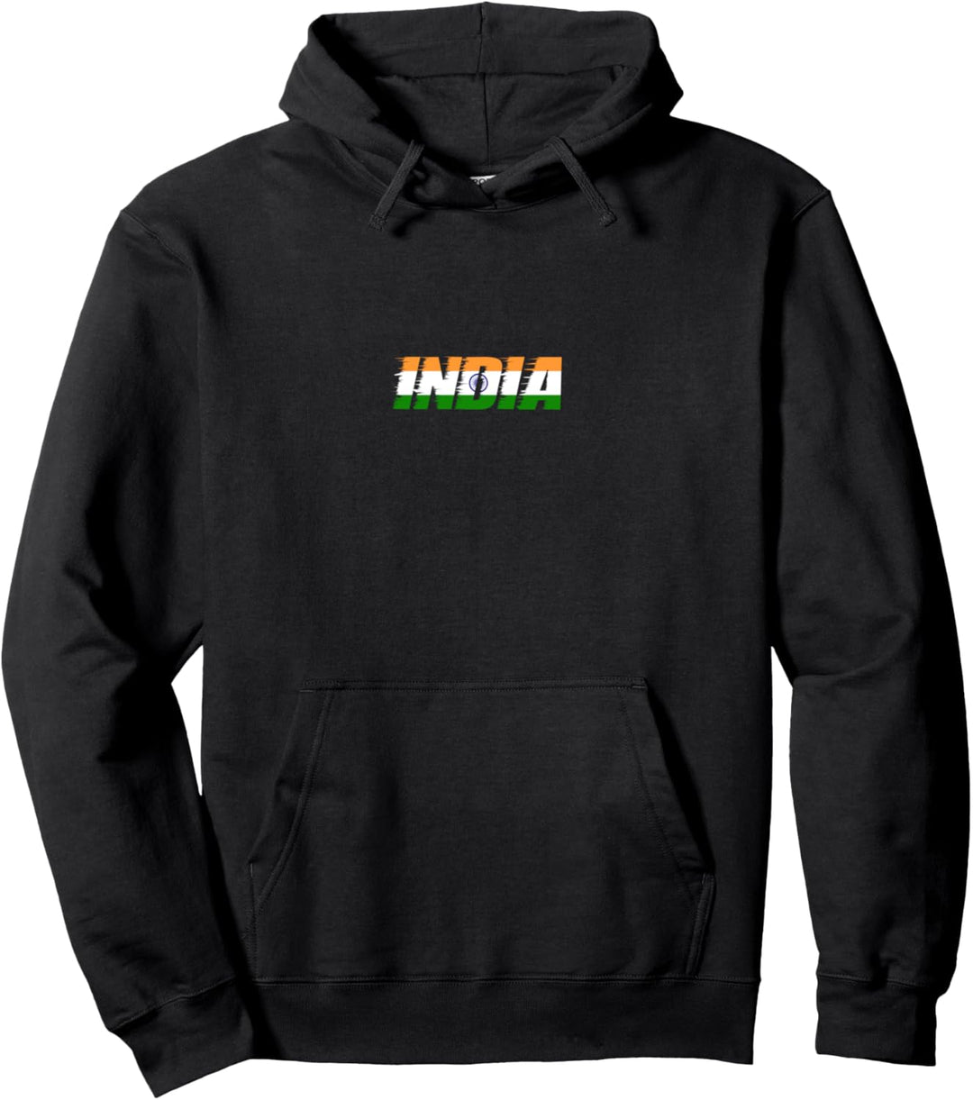 Flagge Indien Pullover Hoodie