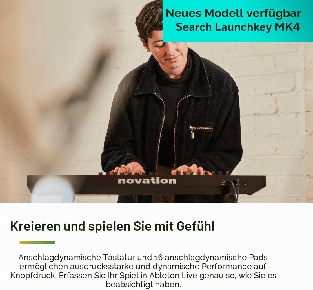 Novation Launchkey 61 [MK3] MIDI-Controller-Keyboard – Nahtlose Integration in Ableton Live. Akkordm