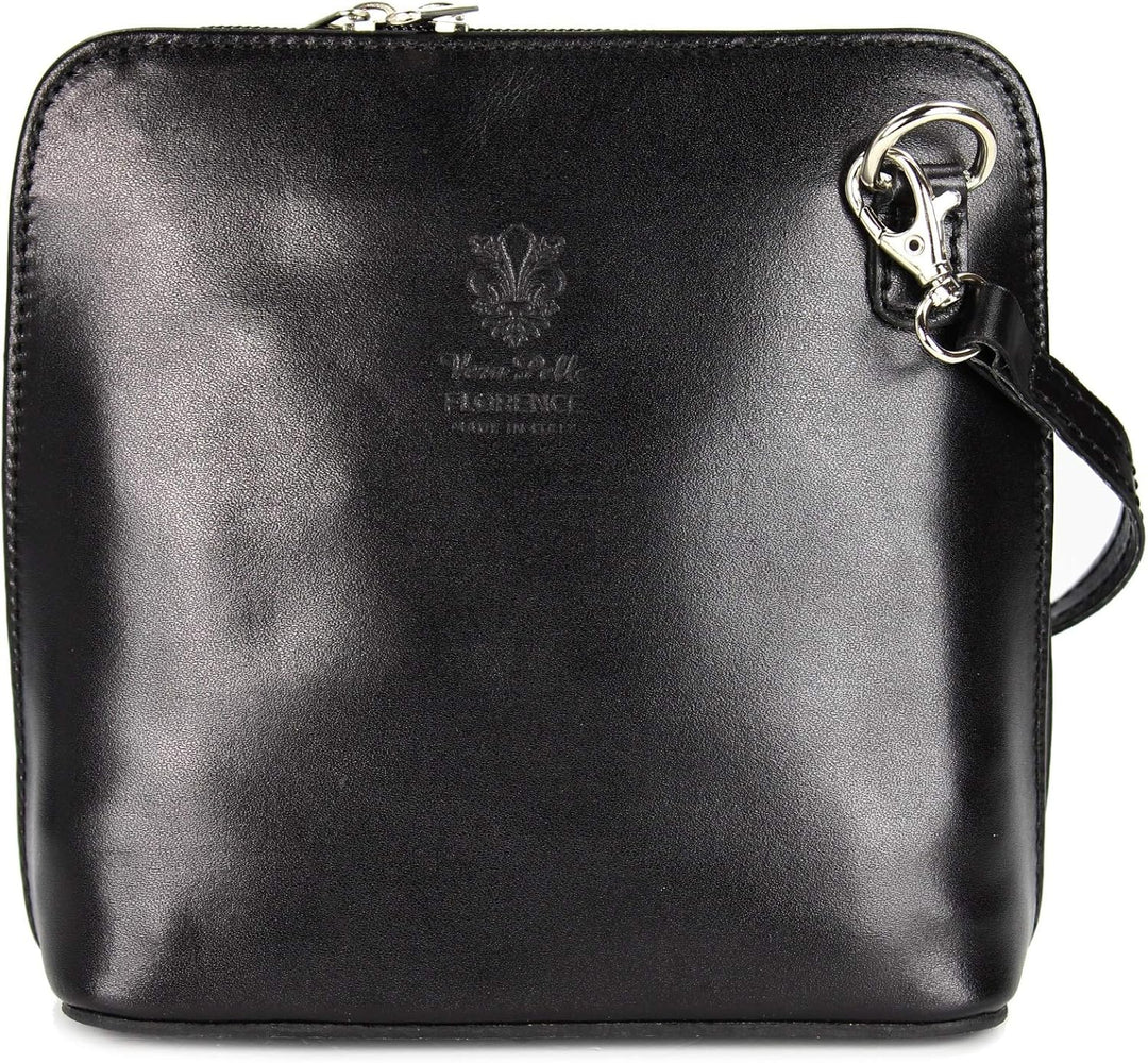Belli italienische Ledertasche Damen Umhängetasche klein Handtasche Schultertasche Abendtasche in sc