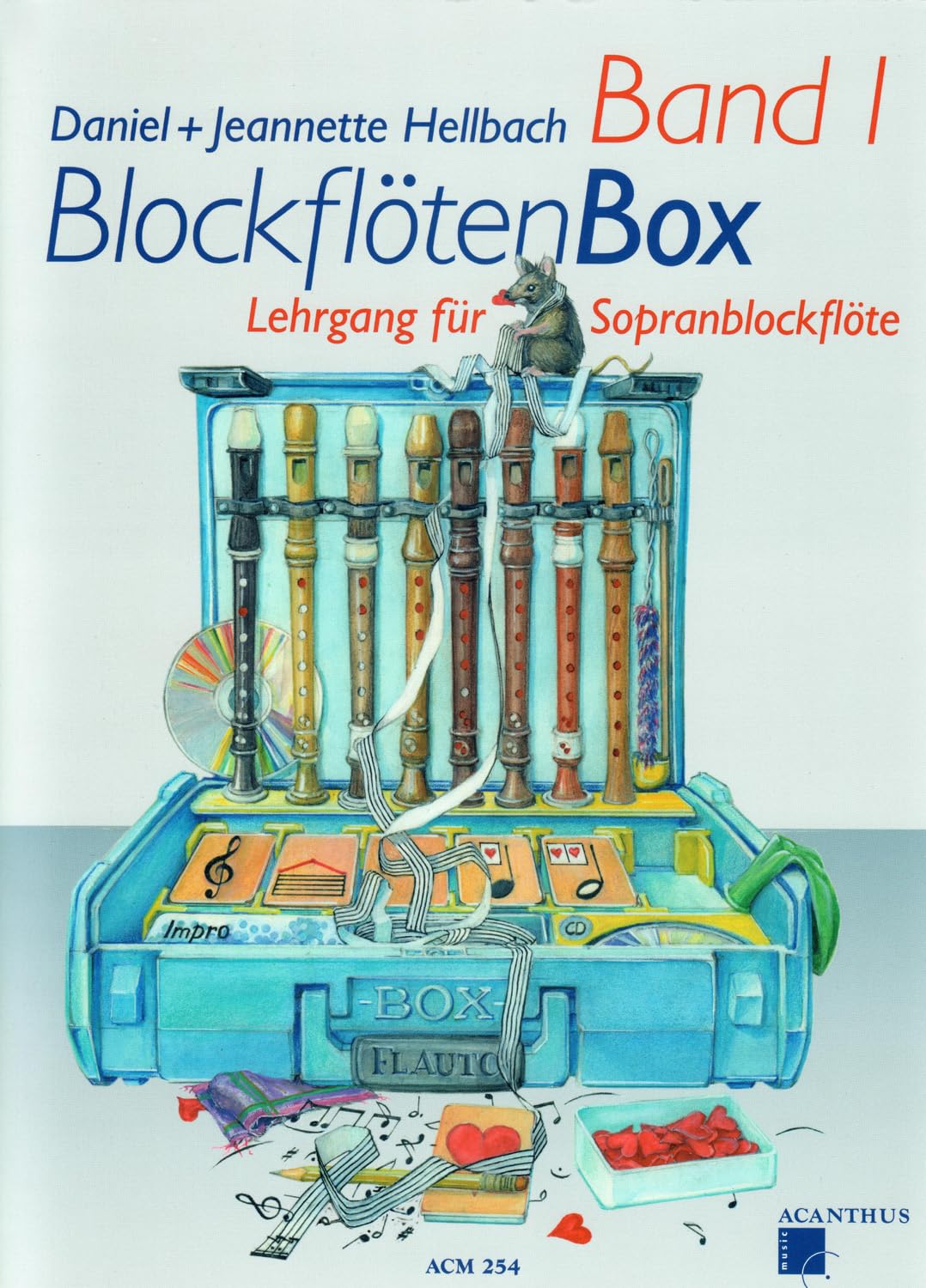 Acanthus Music "Blockflötenbox Band 1 (+Online Audio) – Daniel Hellbach – Lehrgang für Sopranblockfl
